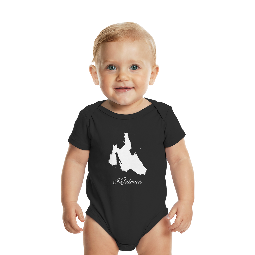 Kefalonia Silhouette Griechenland - Organic Baby Bodysuit