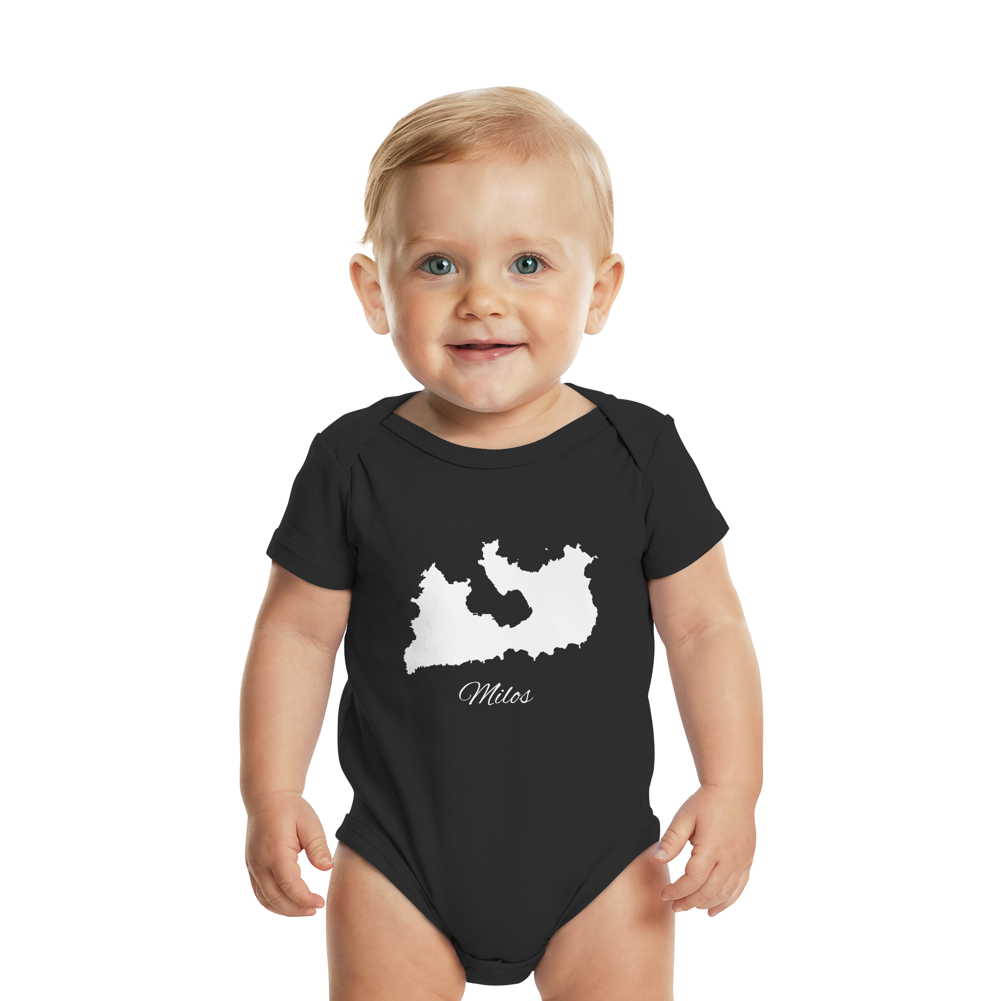 Milos Silhouette Griechenland - Organic Baby Bodysuit
