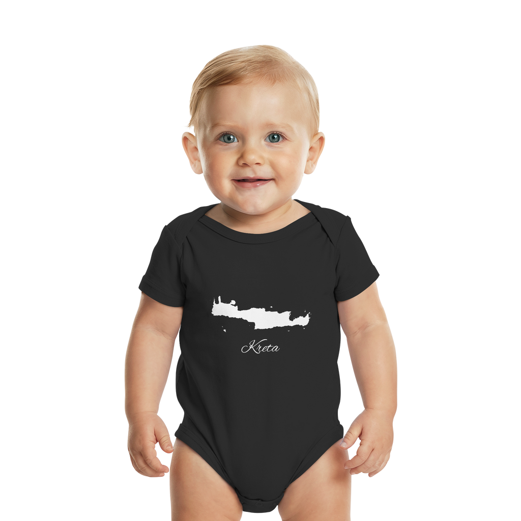 Kreta Silhouette Griechenland - Organic Baby Bodysuit