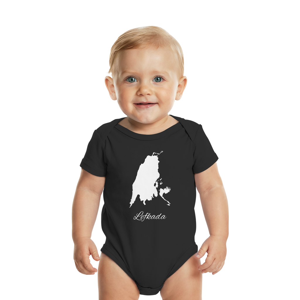 Lefkada Silhouette Griechenland - Organic Baby Bodysuit
