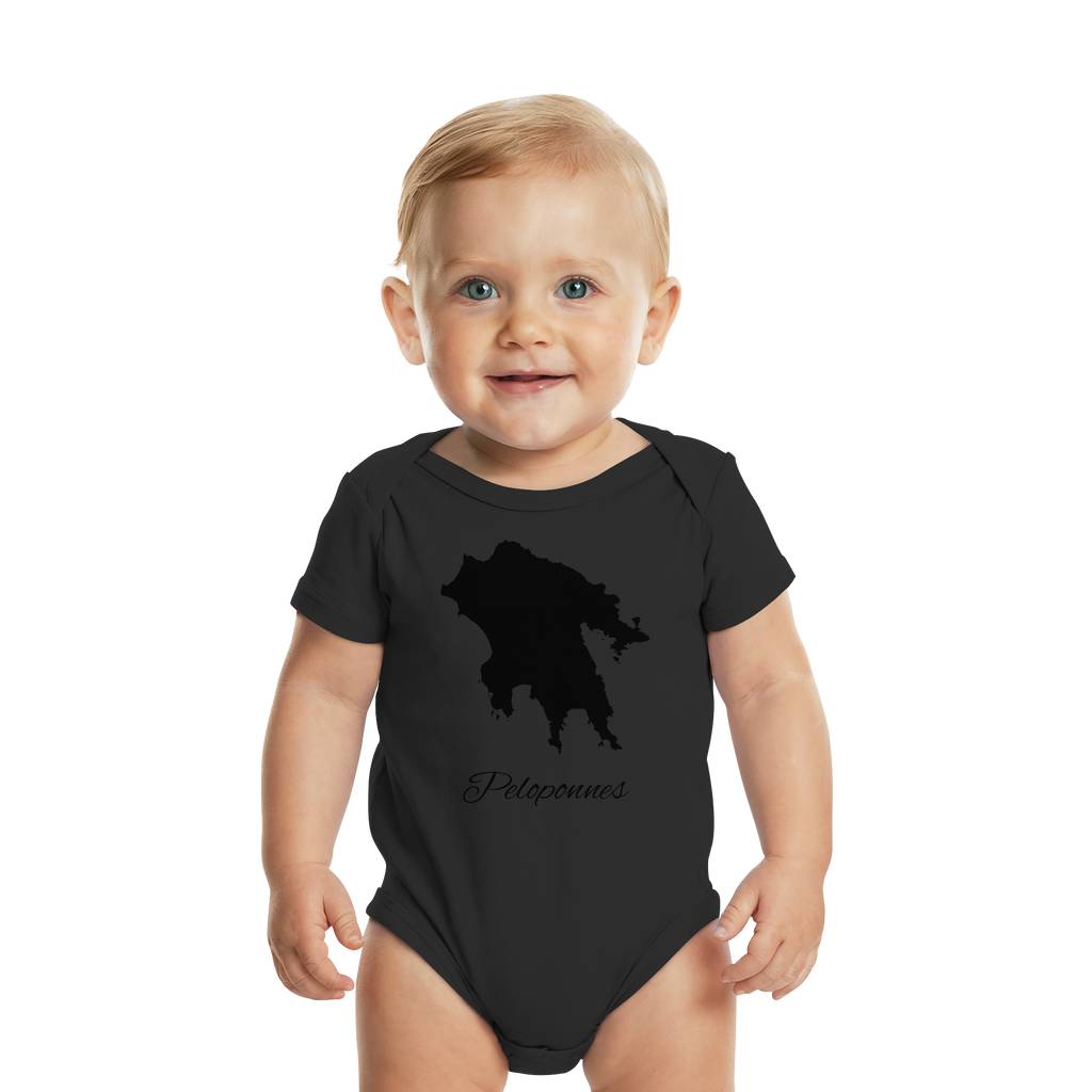 Peloponnes Silhouette Griechenland - Organic Baby Bodysuit