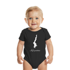 Karpathos Silhouette Griechenland - Organic Baby Bodysuit