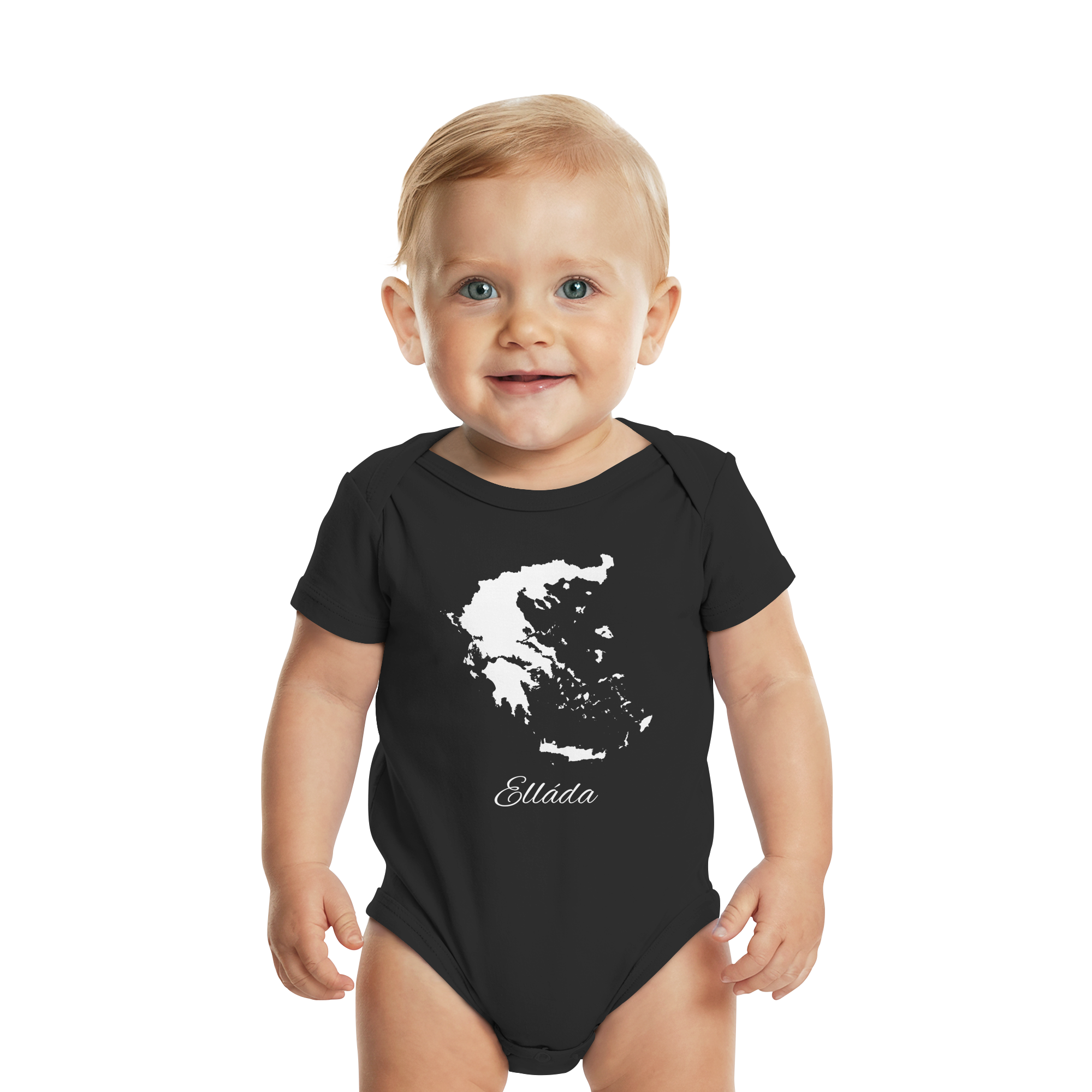 Ellada Silhouette Griechenland - Organic Baby Bodysuit