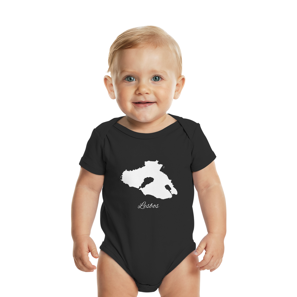 Lesbos Silhouette Griechenland - Organic Baby Bodysuit