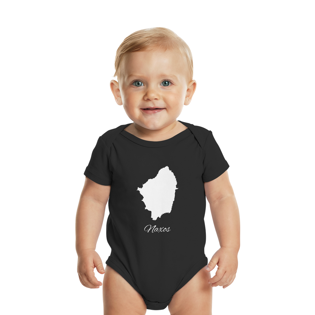 Naxos Silhouette Griechenland - Organic Baby Bodysuit