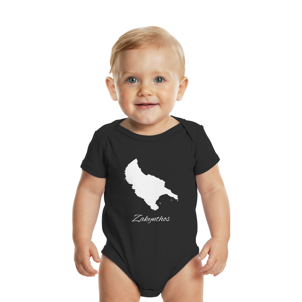 Zakynthos Silhouette Griechenland - Organic Baby Bodysuit