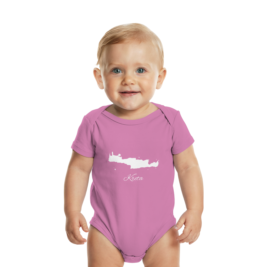 Kreta Silhouette Griechenland - Organic Baby Bodysuit