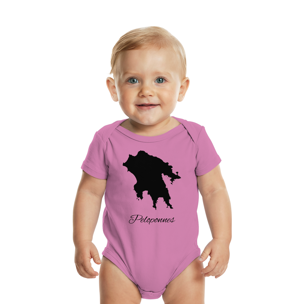 Peloponnes Silhouette Griechenland - Organic Baby Bodysuit