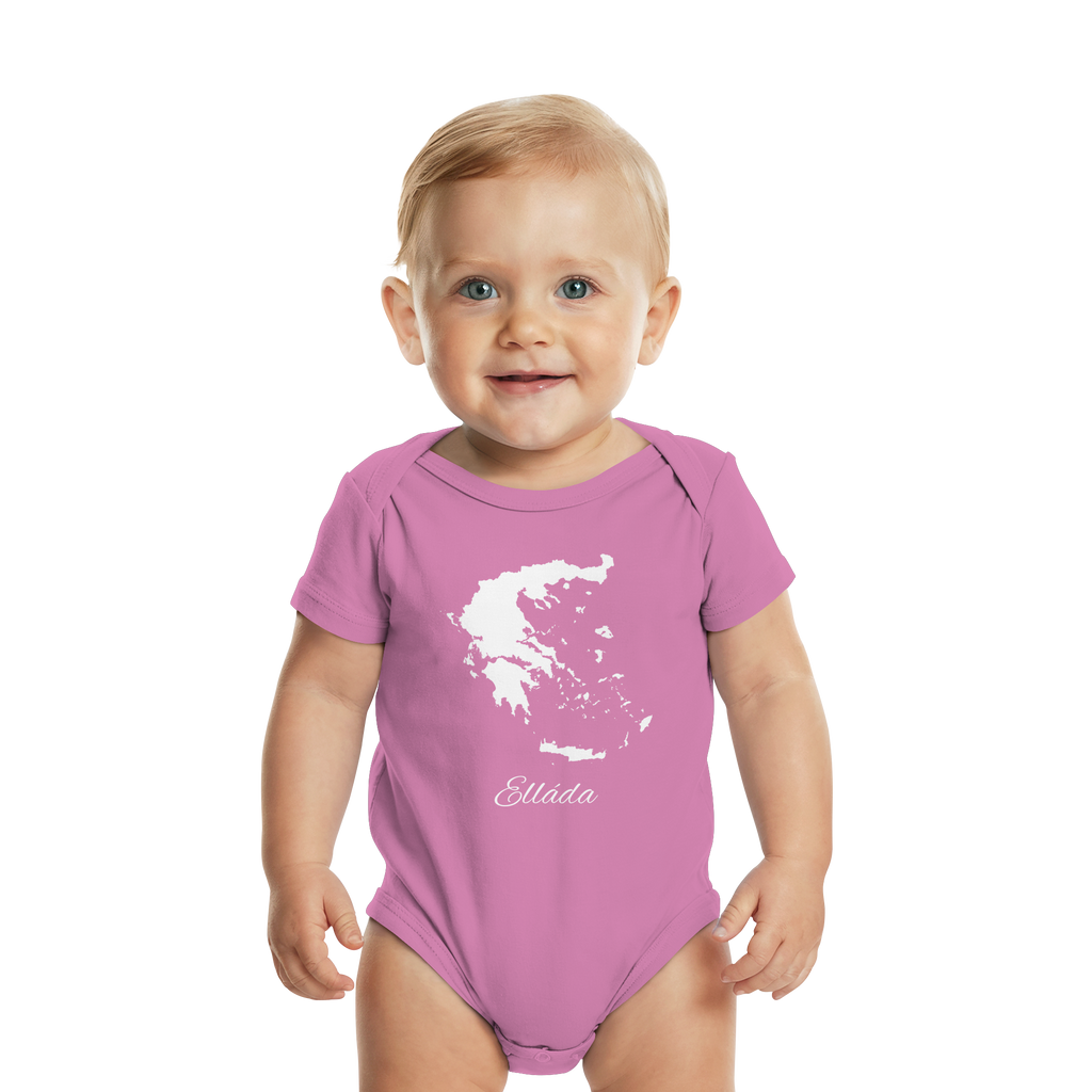 Ellada Silhouette Griechenland - Organic Baby Bodysuit