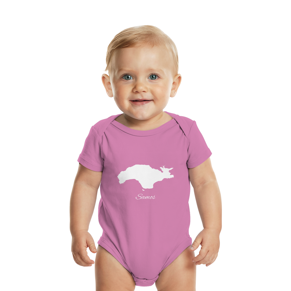 Samos Silhouette Griechenland - Organic Baby Bodysuit