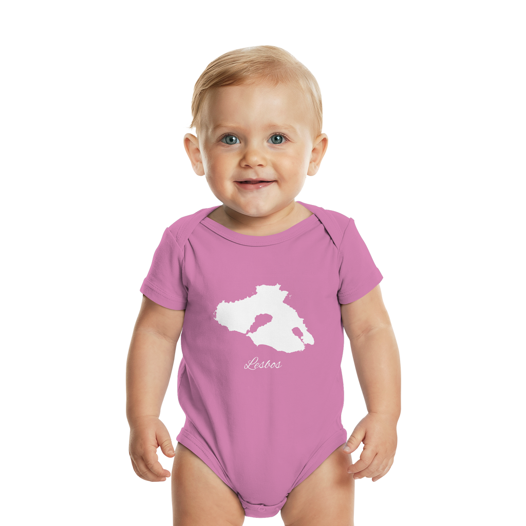 Lesbos Silhouette Griechenland - Organic Baby Bodysuit
