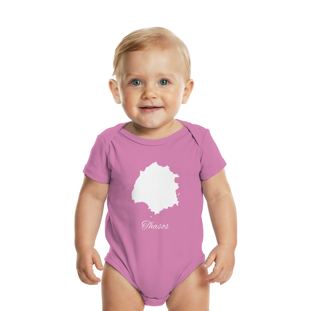 Thasos Silhouette Griechenland - Organic Baby Bodysuit