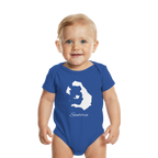 Santorin Silhouette Griechenland - Organic Baby Bodysuit