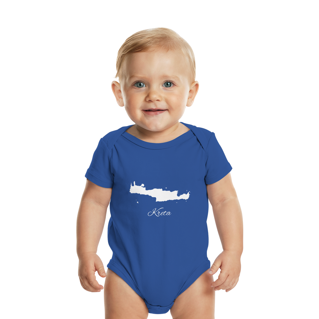 Kreta Silhouette Griechenland - Organic Baby Bodysuit