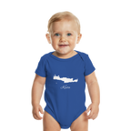 Kreta Silhouette Griechenland - Organic Baby Bodysuit