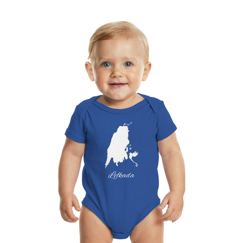 Lefkada Silhouette Griechenland - Organic Baby Bodysuit