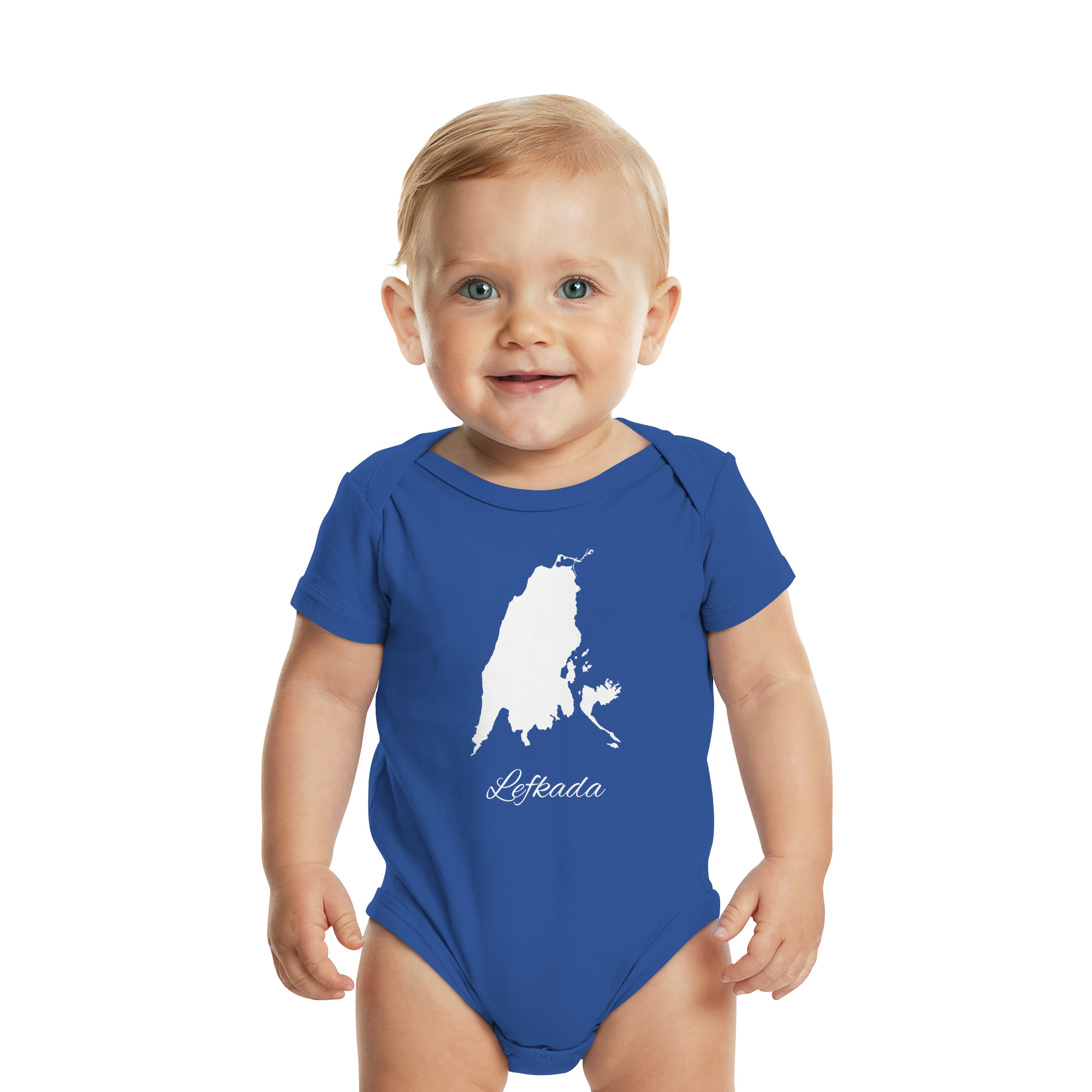 Lefkada Silhouette Griechenland - Organic Baby Bodysuit