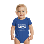Oh da steht ja Ouzo auf dem Tisch - Organic Baby Bodysuit
