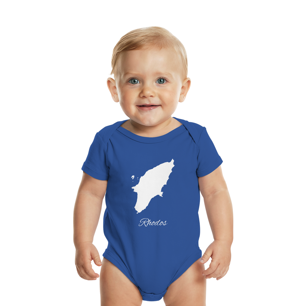 Rhodos Silhouette Griechenland - Organic Baby Bodysuit