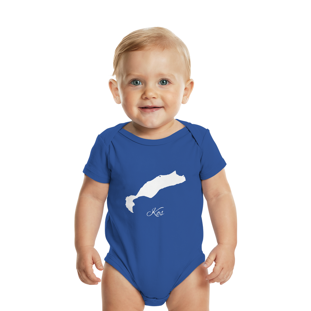 Kos Silhouette Griechenland - Organic Baby Bodysuit