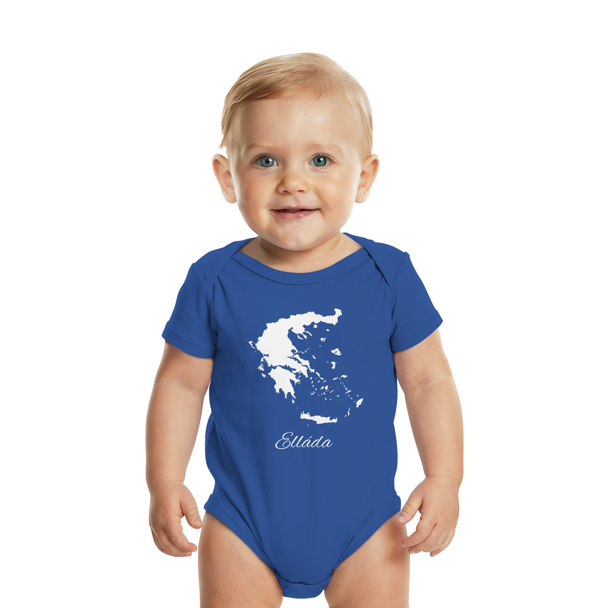 Ellada Silhouette Griechenland - Organic Baby Bodysuit