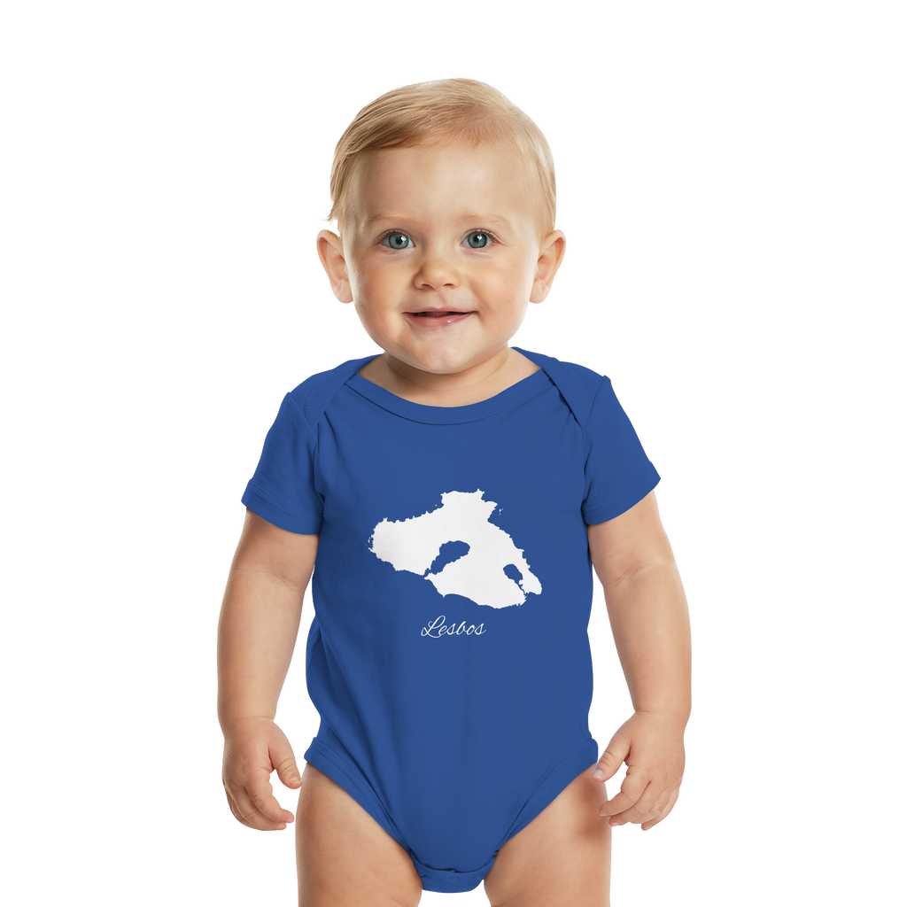 Lesbos Silhouette Griechenland - Organic Baby Bodysuit