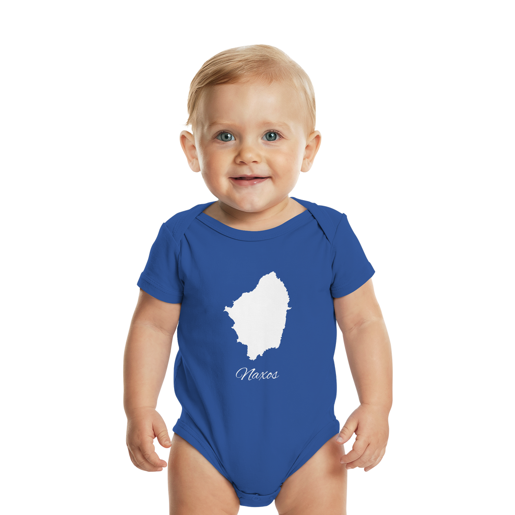 Naxos Silhouette Griechenland - Organic Baby Bodysuit
