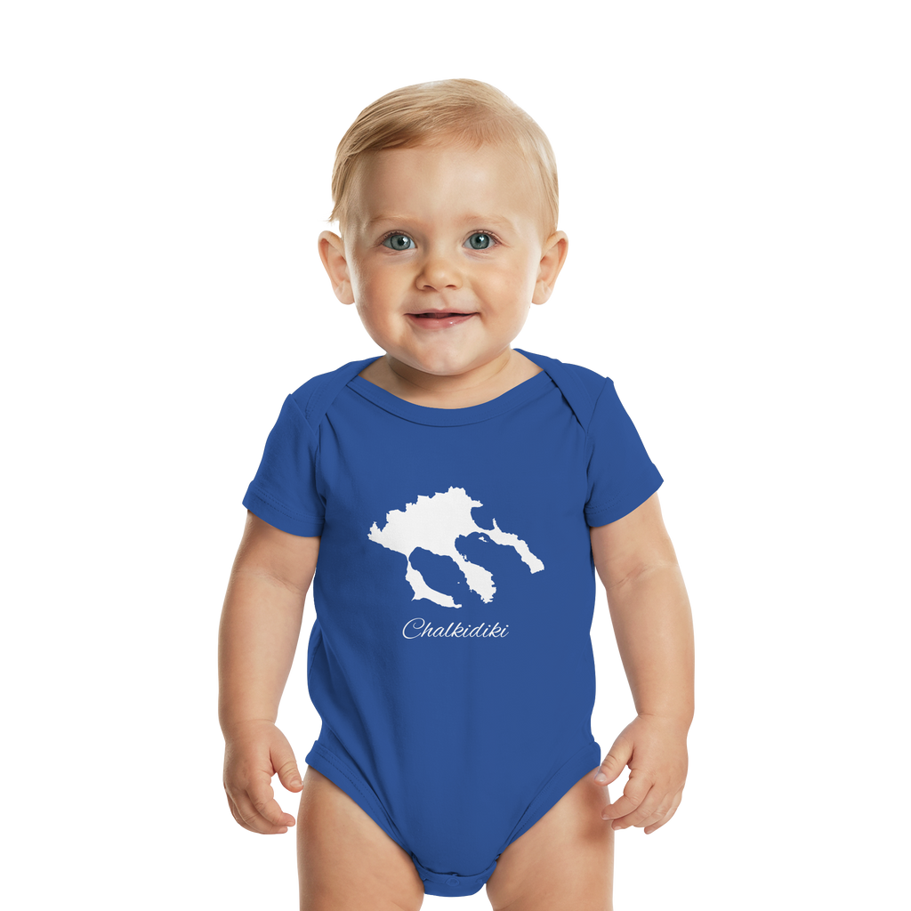 Chalkidiki Silhouette Griechenland - Organic Baby Bodysuit