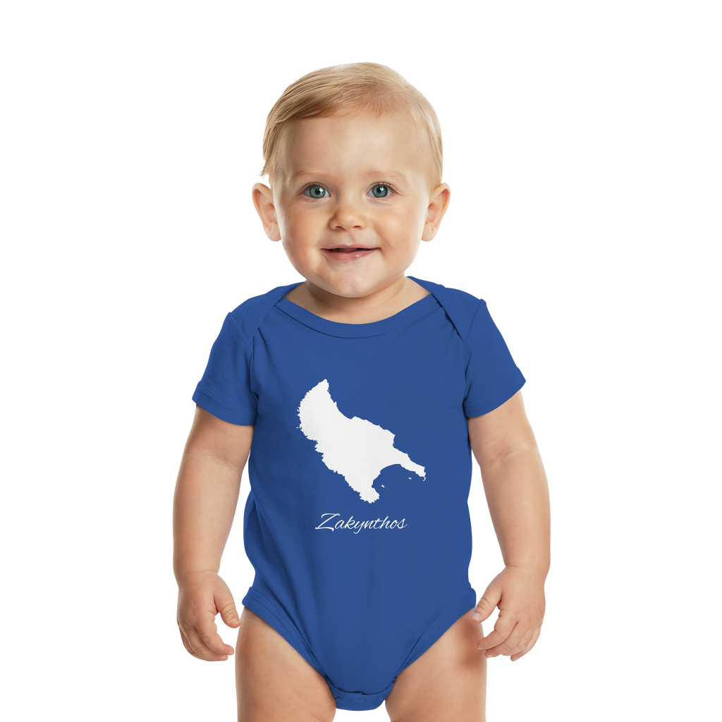Zakynthos Silhouette Griechenland - Organic Baby Bodysuit