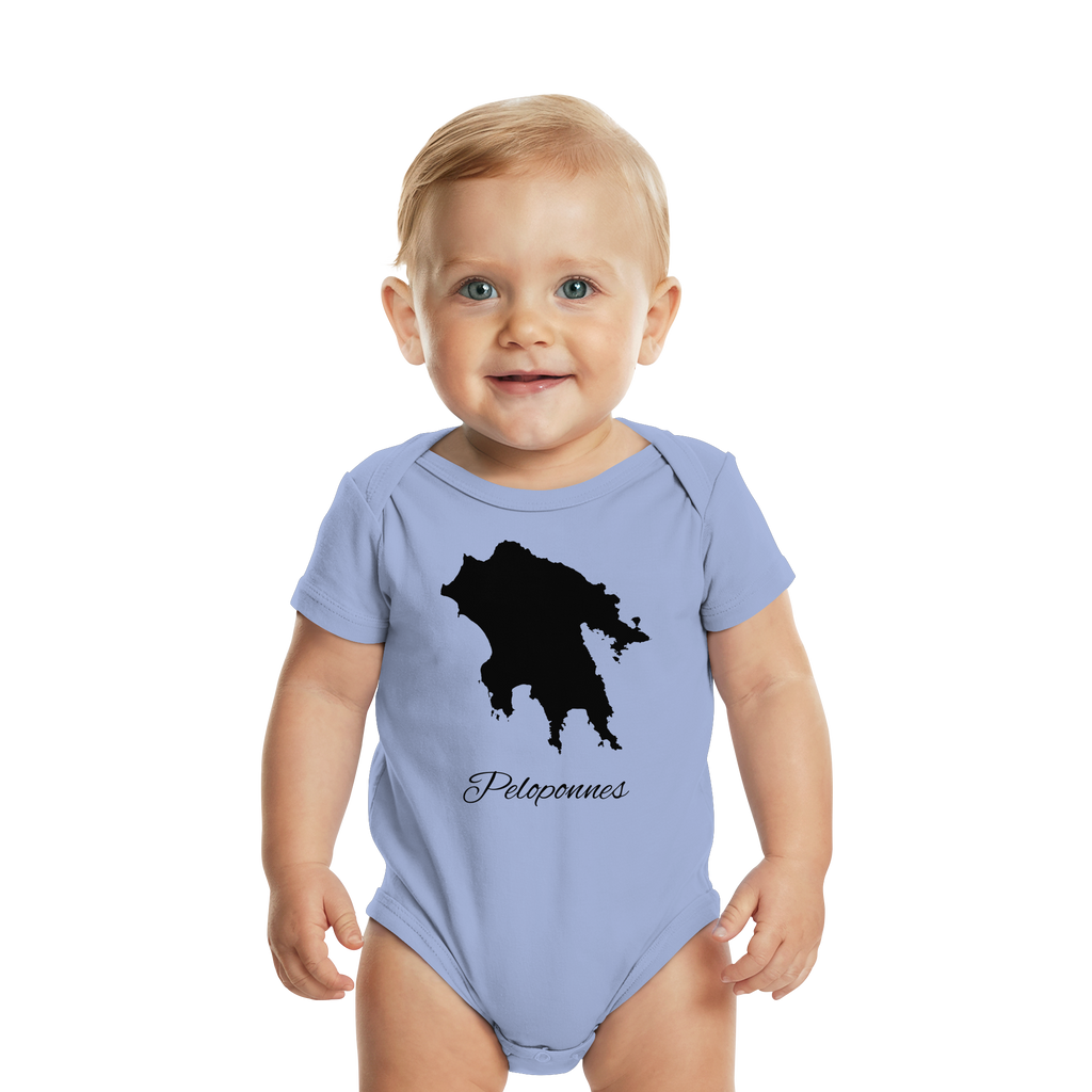 Peloponnes Silhouette Griechenland - Organic Baby Bodysuit
