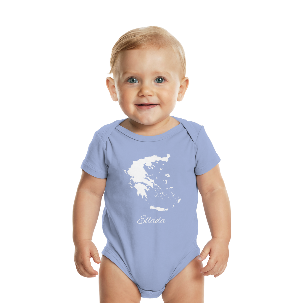 Ellada Silhouette Griechenland - Organic Baby Bodysuit