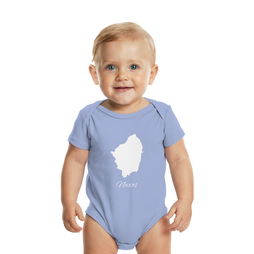 Naxos Silhouette Griechenland - Organic Baby Bodysuit