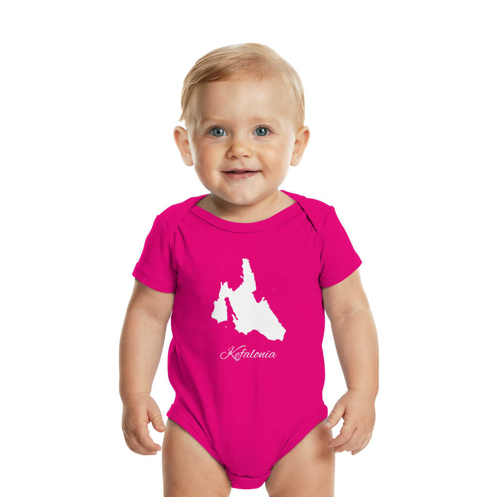 Kefalonia Silhouette Griechenland - Organic Baby Bodysuit