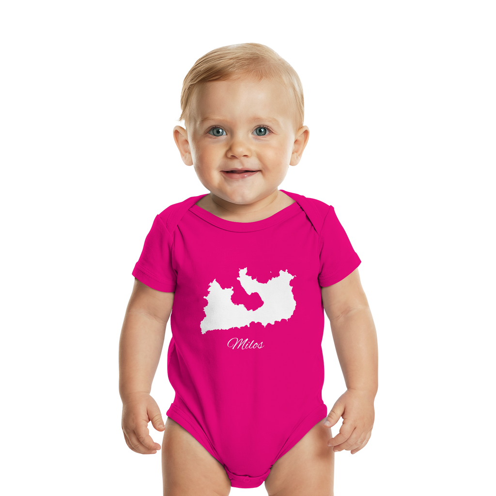 Milos Silhouette Griechenland - Organic Baby Bodysuit