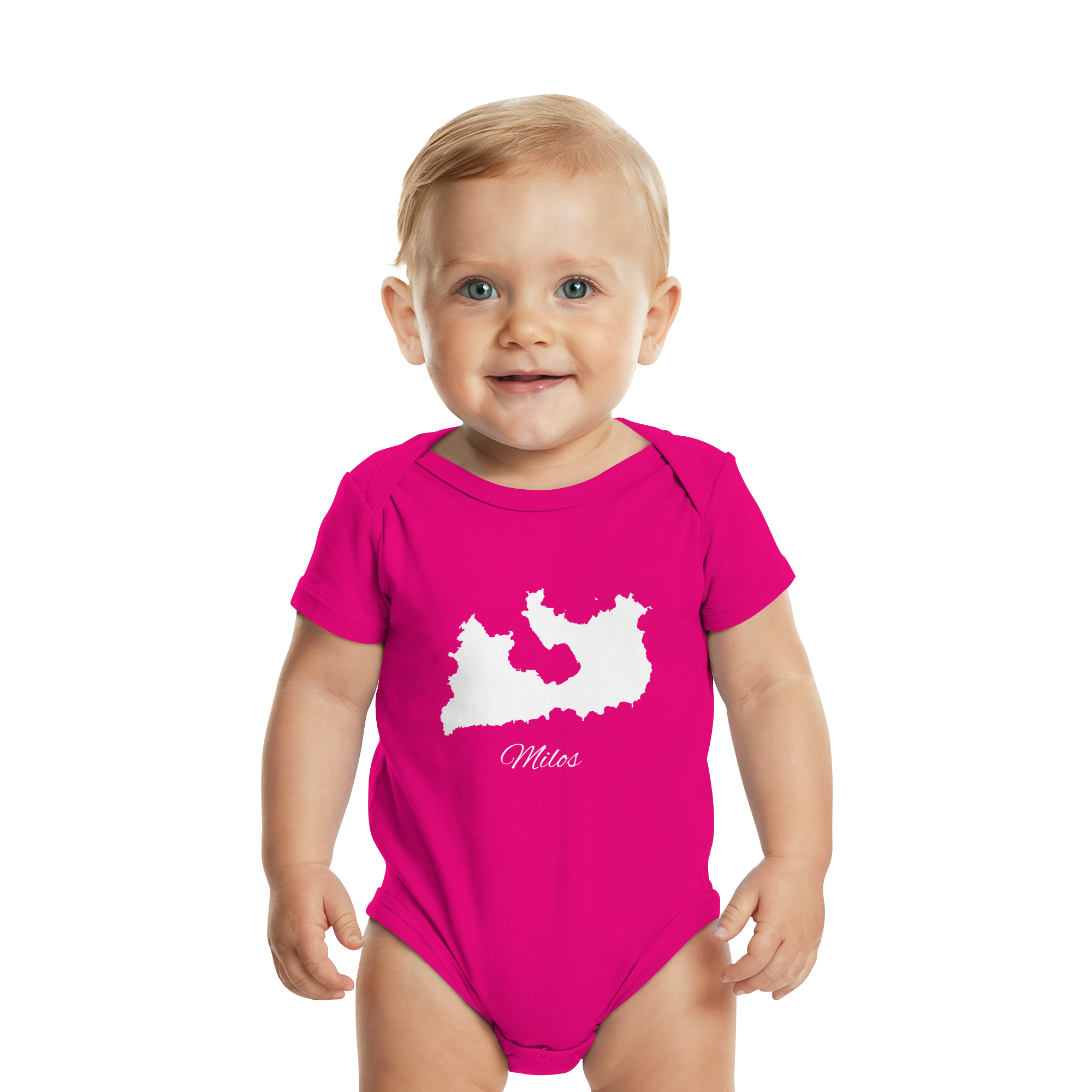Milos Silhouette Griechenland - Organic Baby Bodysuit