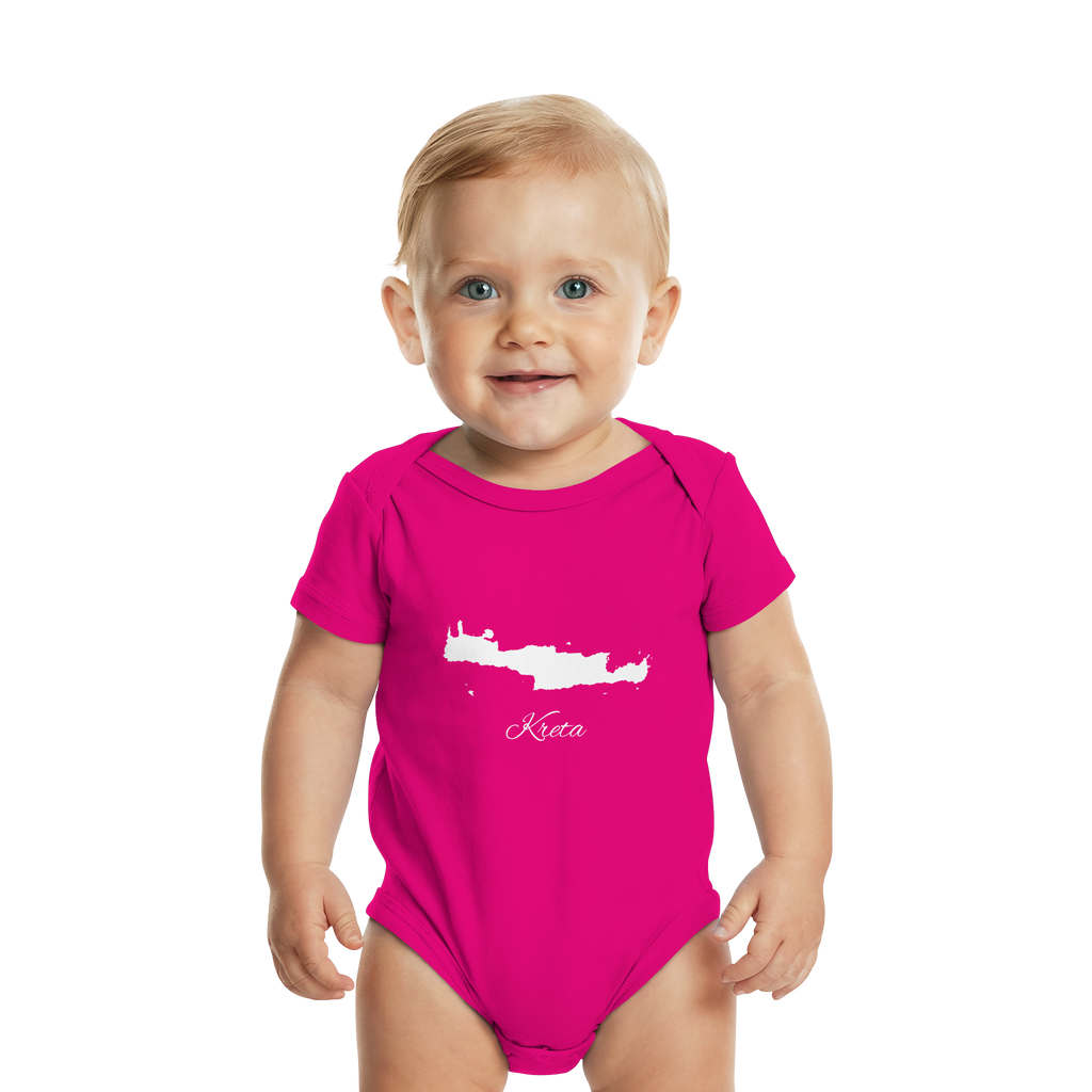 Kreta Silhouette Griechenland - Organic Baby Bodysuit