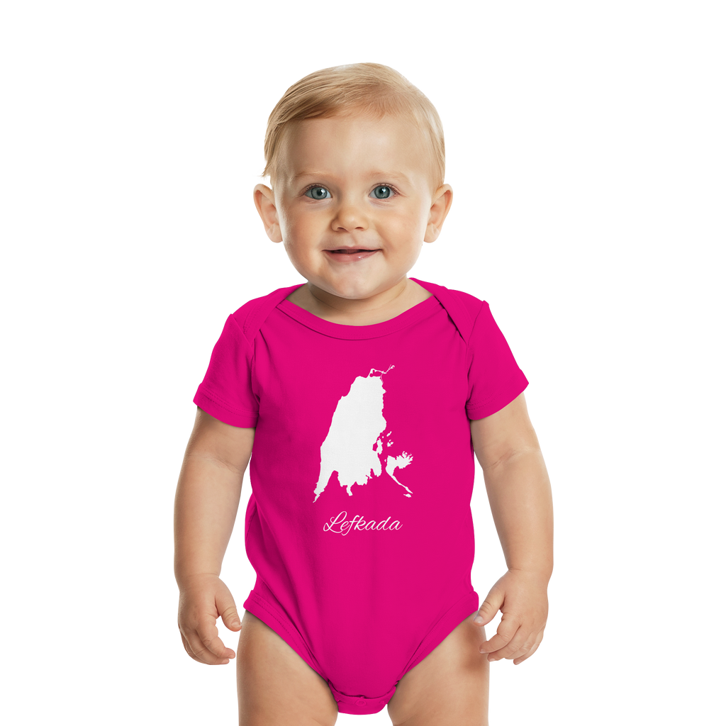 Lefkada Silhouette Griechenland - Organic Baby Bodysuit