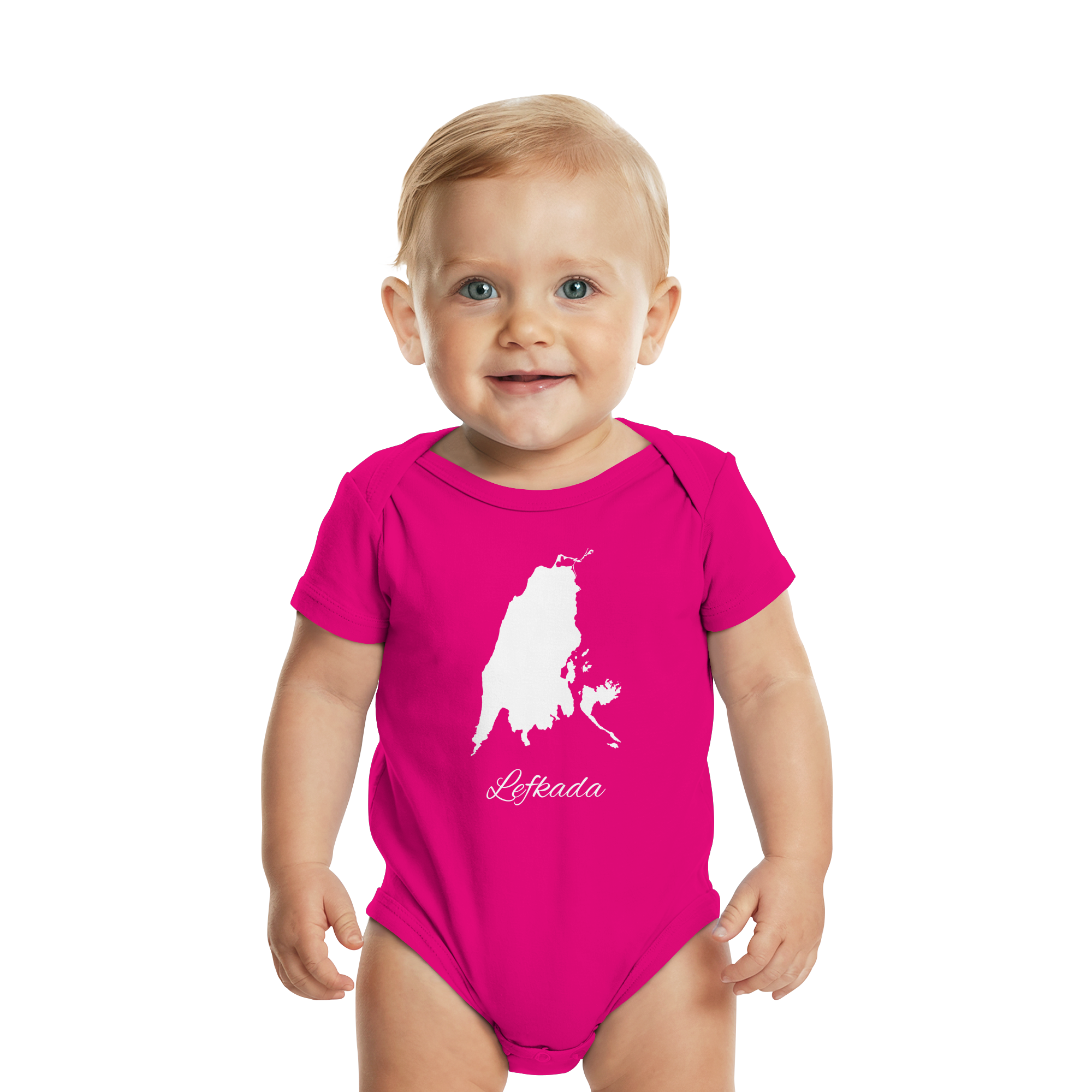 Lefkada Silhouette Griechenland - Organic Baby Bodysuit