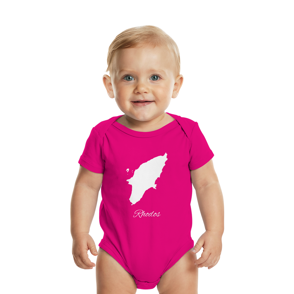 Rhodos Silhouette Griechenland - Organic Baby Bodysuit