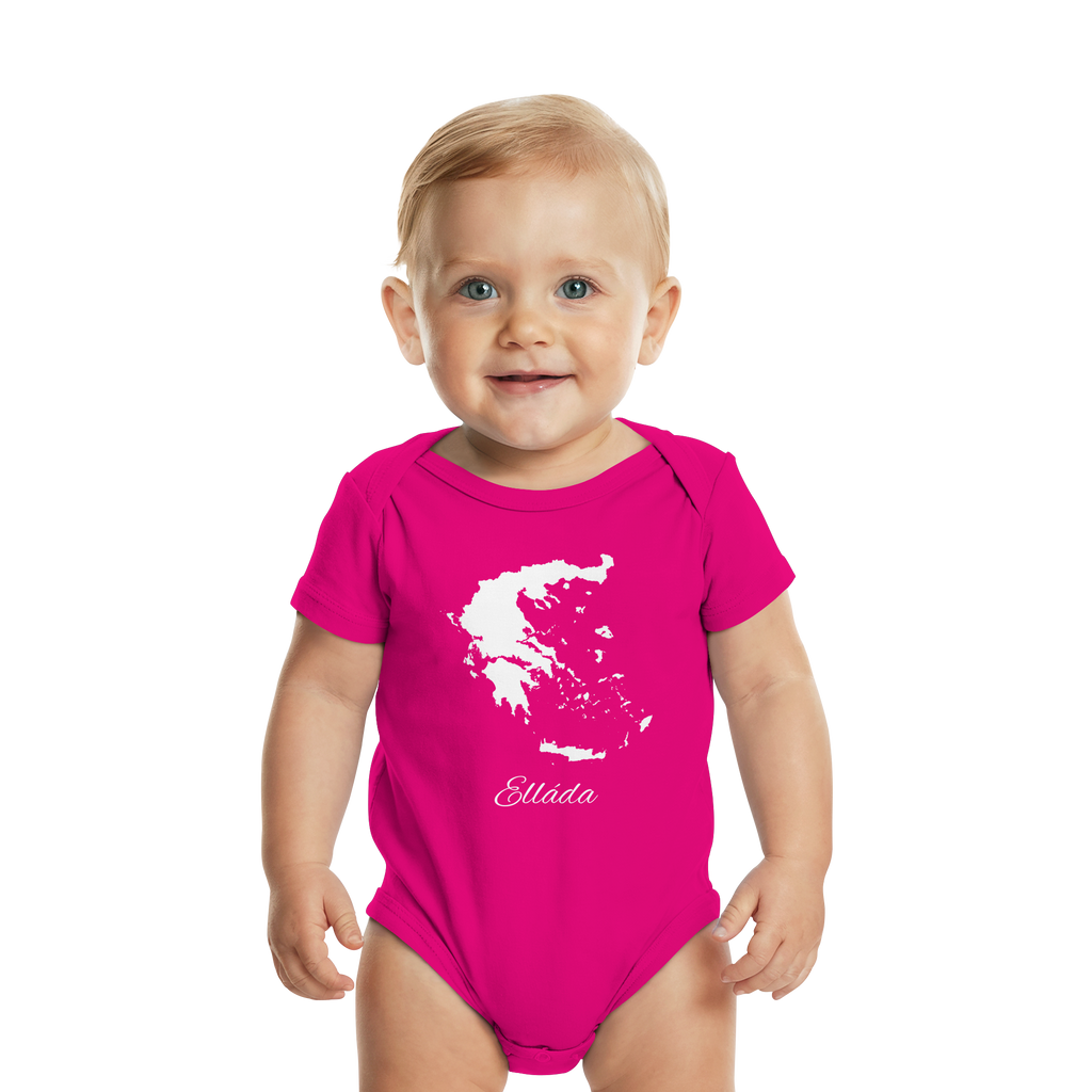 Ellada Silhouette Griechenland - Organic Baby Bodysuit