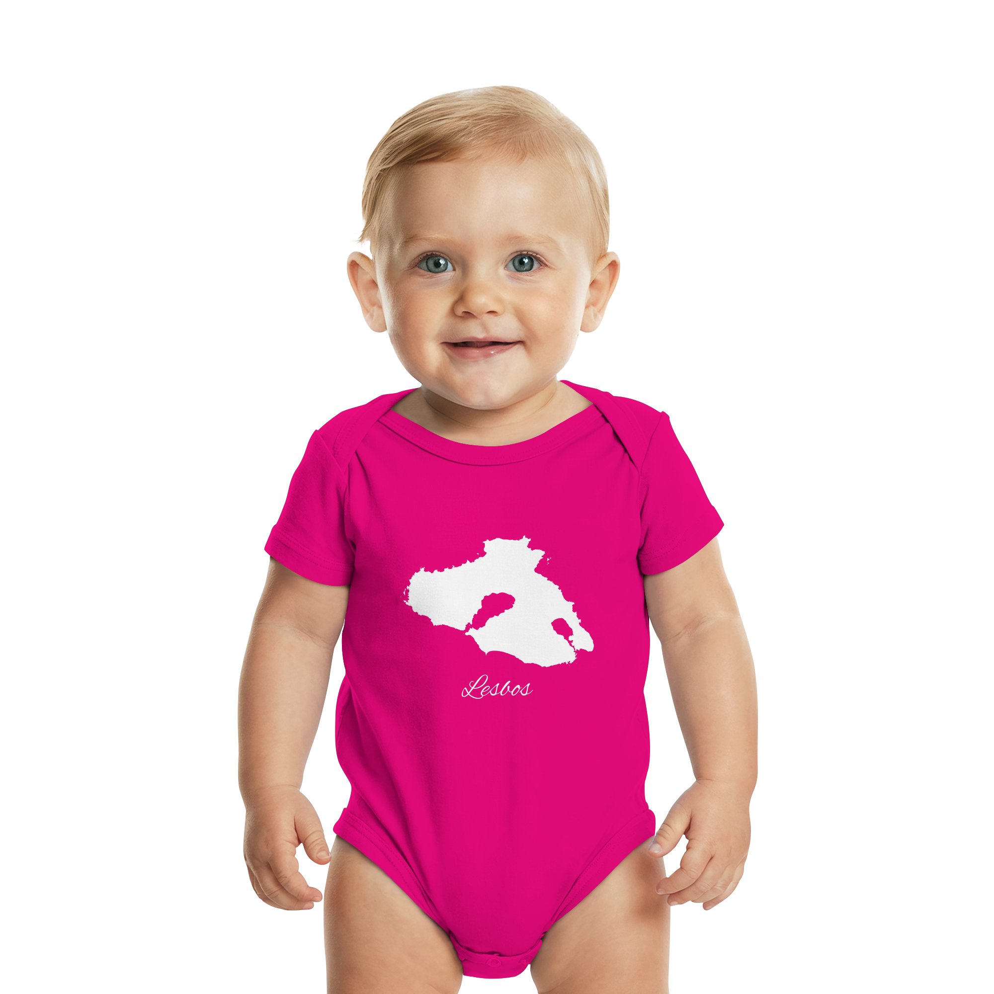 Lesbos Silhouette Griechenland - Organic Baby Bodysuit
