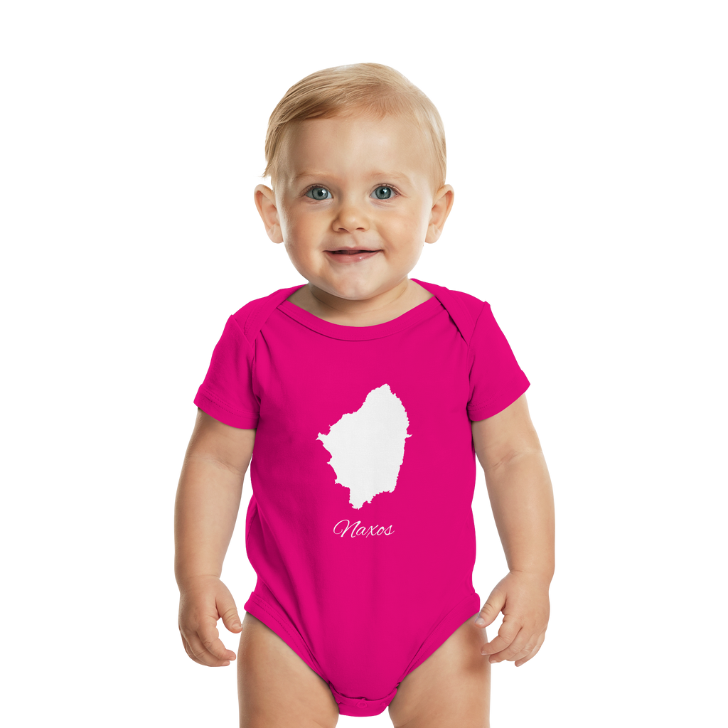 Naxos Silhouette Griechenland - Organic Baby Bodysuit