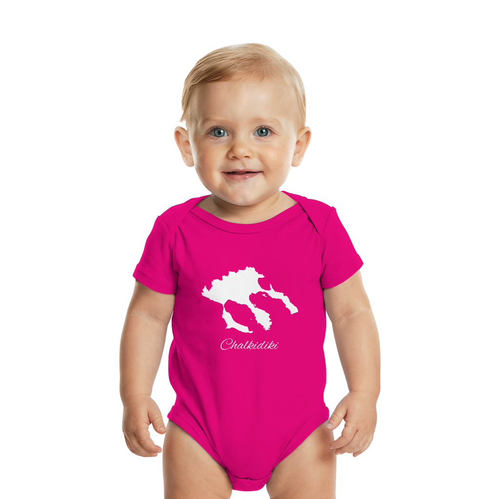 Chalkidiki Silhouette Griechenland - Organic Baby Bodysuit