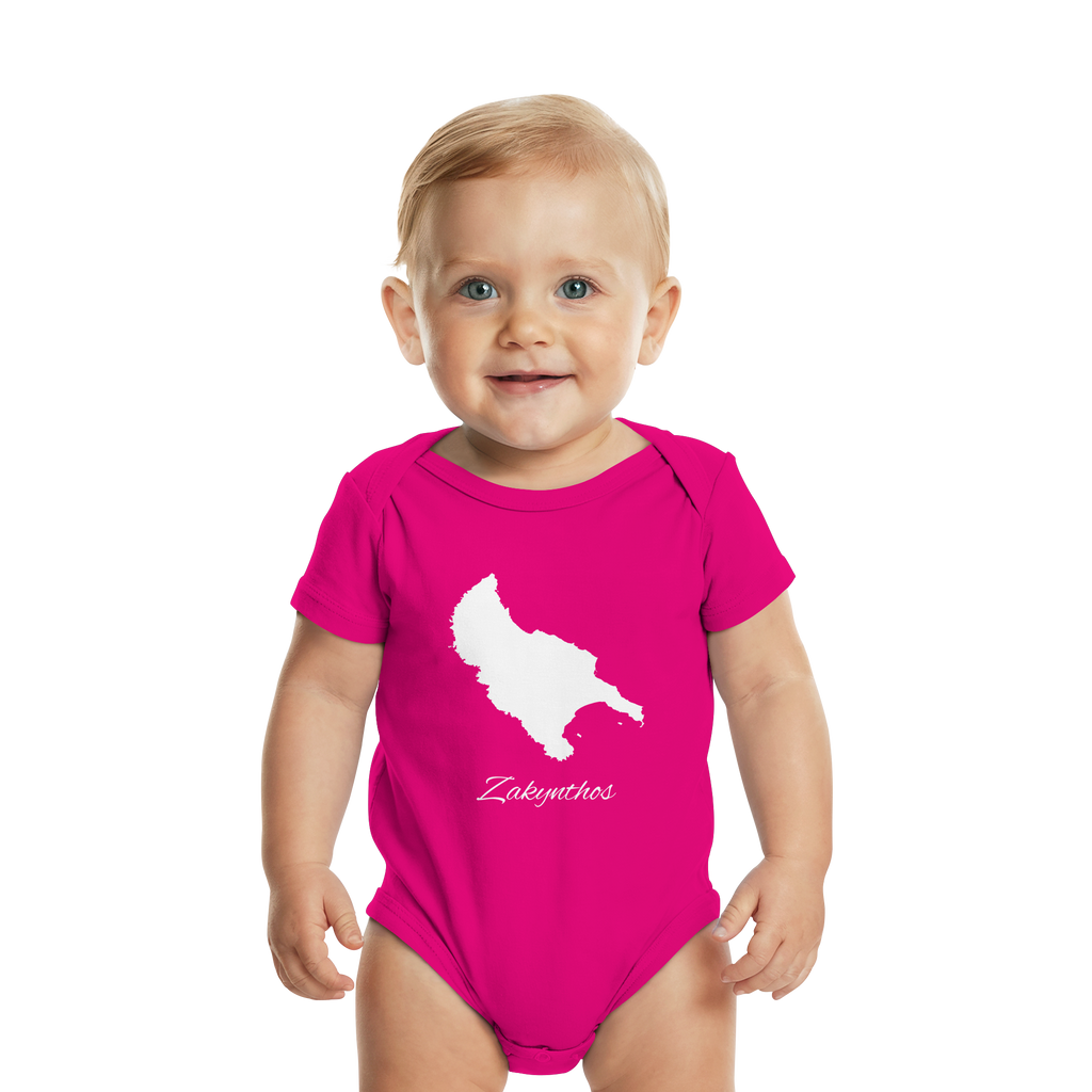 Zakynthos Silhouette Griechenland - Organic Baby Bodysuit