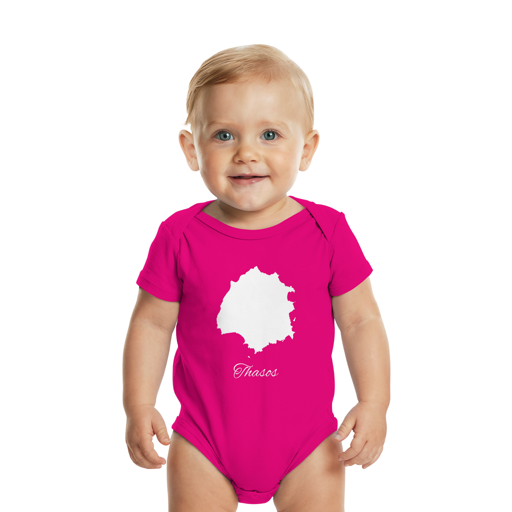 Thasos Silhouette Griechenland - Organic Baby Bodysuit