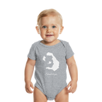 Santorin Silhouette Griechenland - Organic Baby Bodysuit