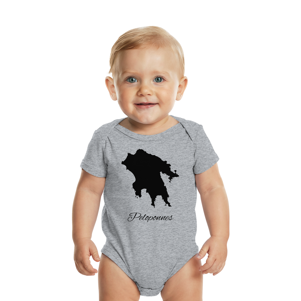 Peloponnes Silhouette Griechenland - Organic Baby Bodysuit