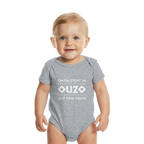 Oh da steht ja Ouzo auf dem Tisch - Organic Baby Bodysuit