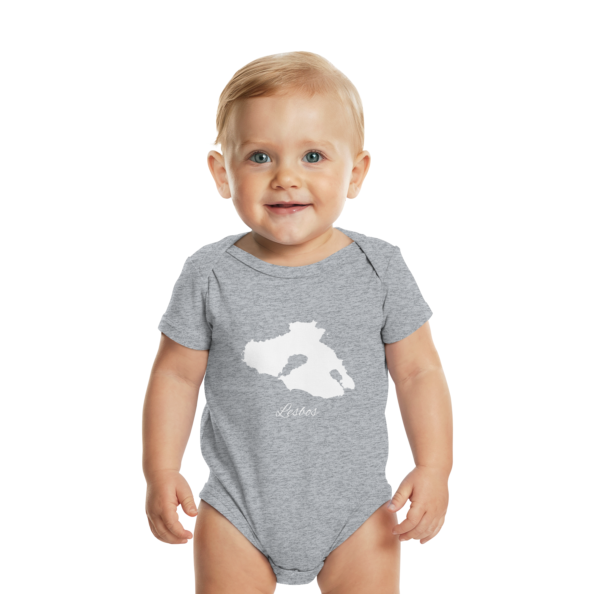 Lesbos Silhouette Griechenland - Organic Baby Bodysuit