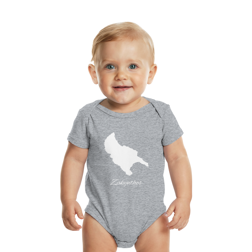 Zakynthos Silhouette Griechenland - Organic Baby Bodysuit